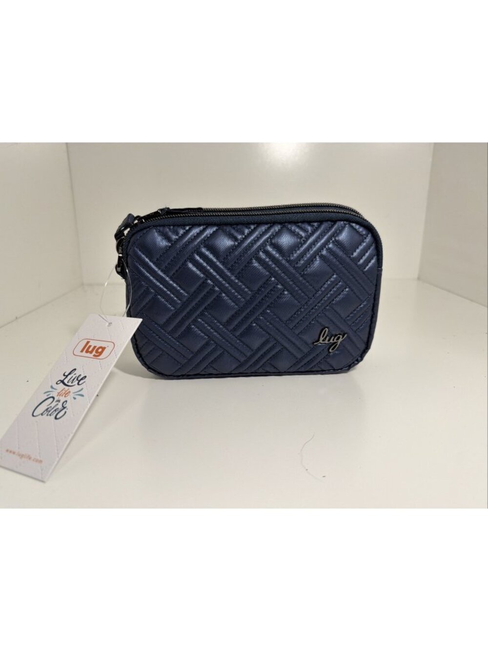 Lug Coupe 2 Convertible Crossbody Bag - Metallic Indigo